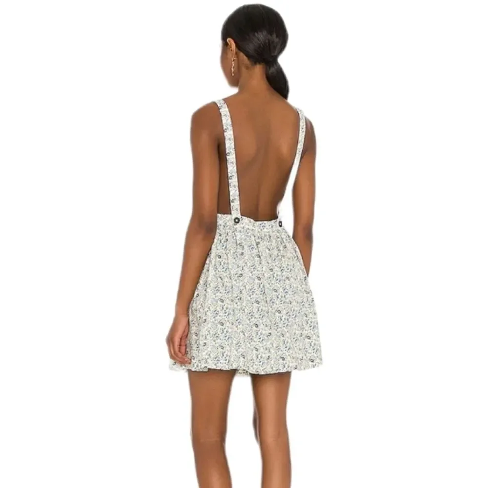 FREE PEOPLE Petunia Cotton Mini Dress Sz MEDIUM‎